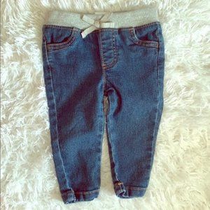 12M Toddler Girls Sparkly Skinny Jeans